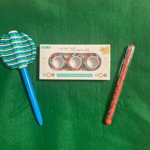 Magnetic Ring Fidget Toy Set with Pens